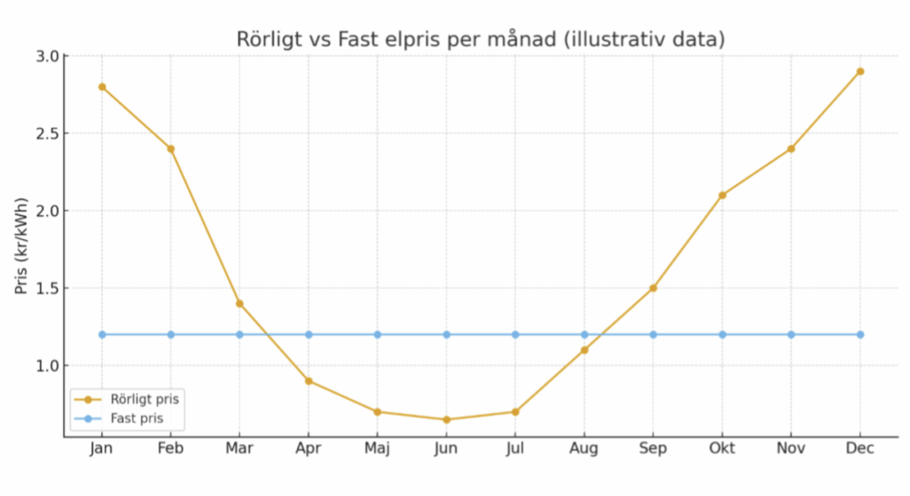 rörligt vs fast elpris